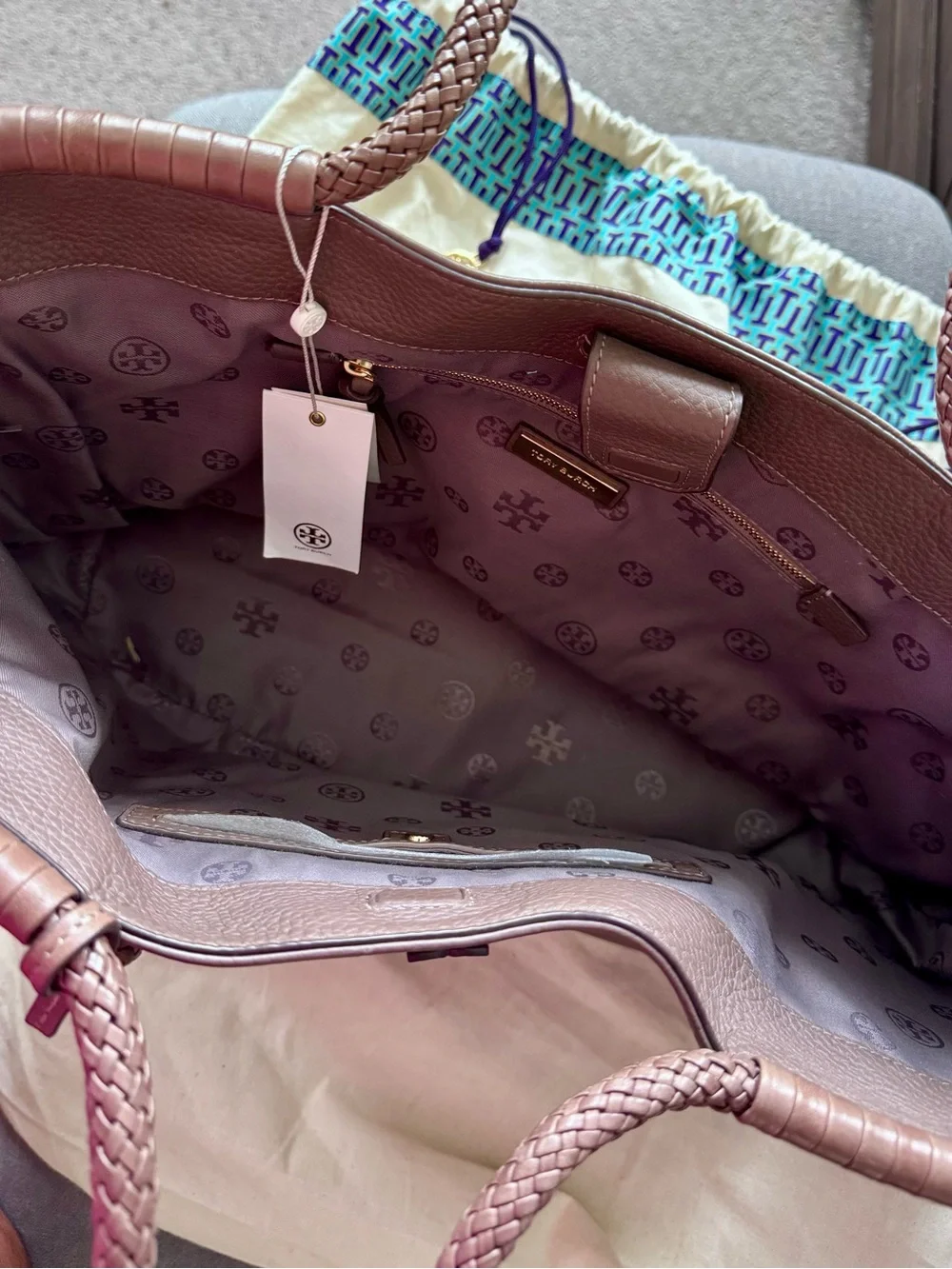 Tory Burch Brown Leather Taylor Tote